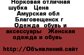 Норковая отличная шубка › Цена ­ 30 000 - Амурская обл., Благовещенск г. Одежда, обувь и аксессуары » Женская одежда и обувь   
